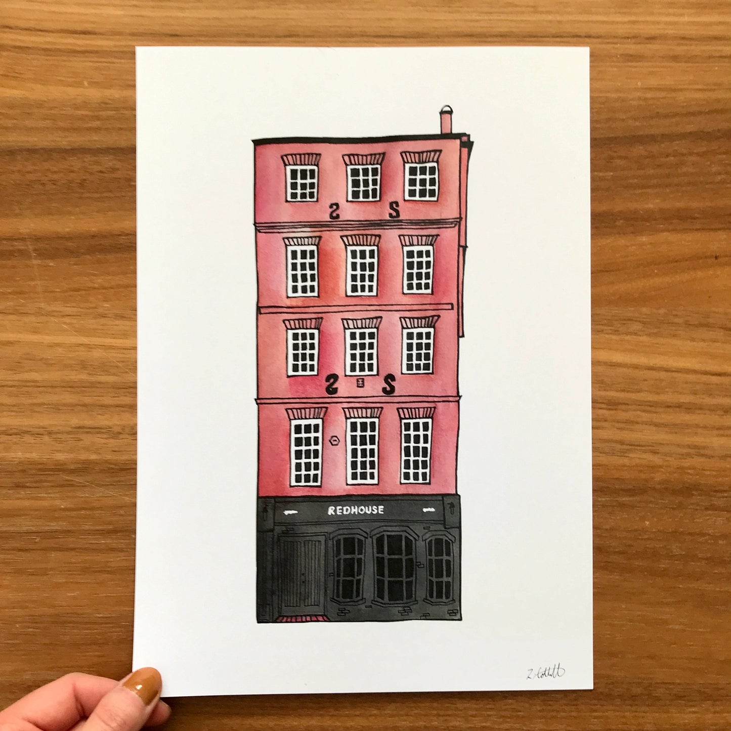 The Redhouse, Newcastle Upon Tyne Art Print