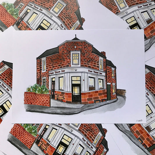 The Free Trade Inn, Ouseburn, Newcastle Upon Tyne Art Print