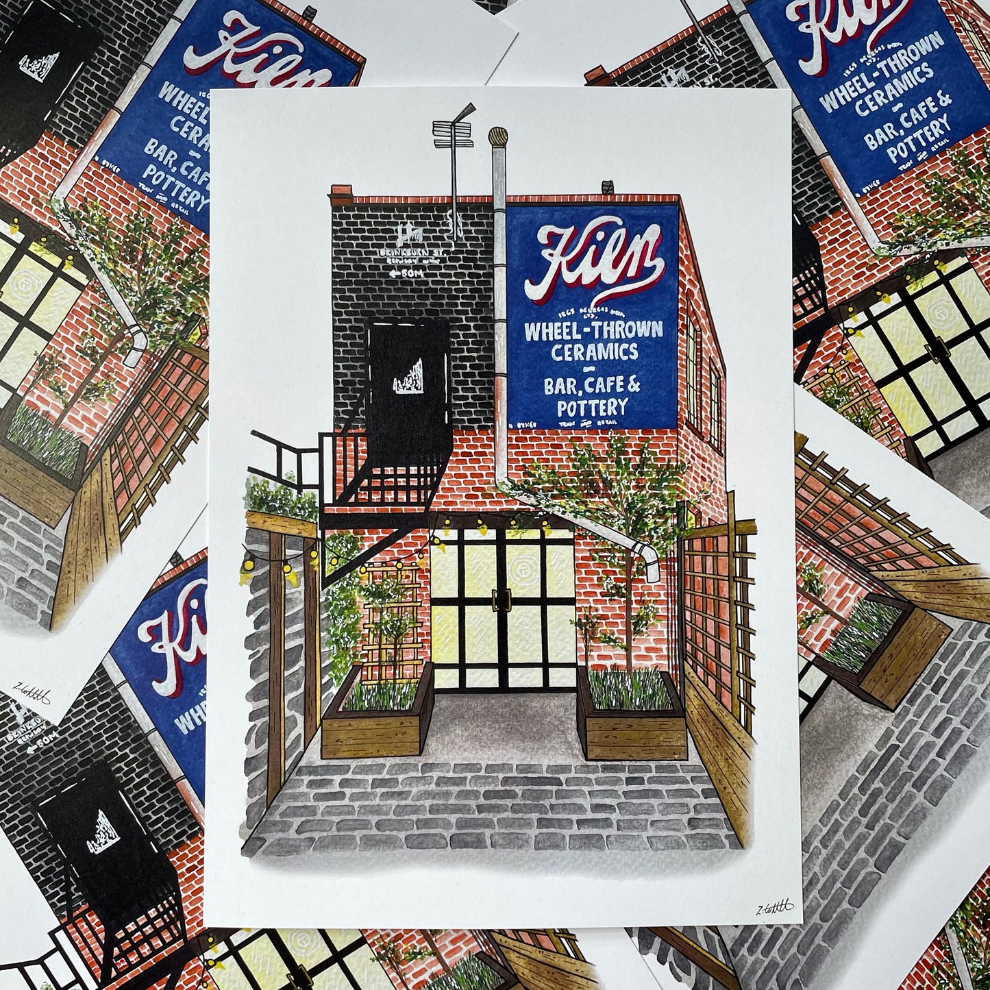 Kiln, Ouseburn, Newcastle Upon Tyne Art Print