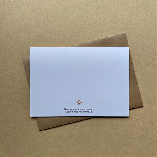 Ernest, Ouseburn, Newcastle Upon Tyne Greetings Card