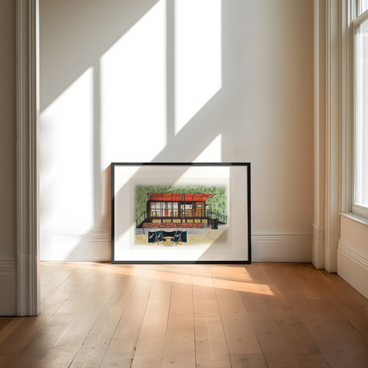 Riley's Fish Shack, Tynemouth, Newcastle Upon Tyne Art Print