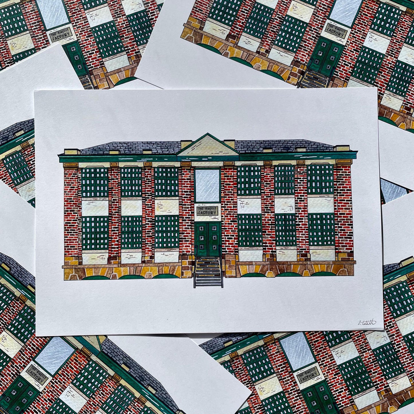 The Biscuit Factory, Newcastle Upon Tyne Art Print