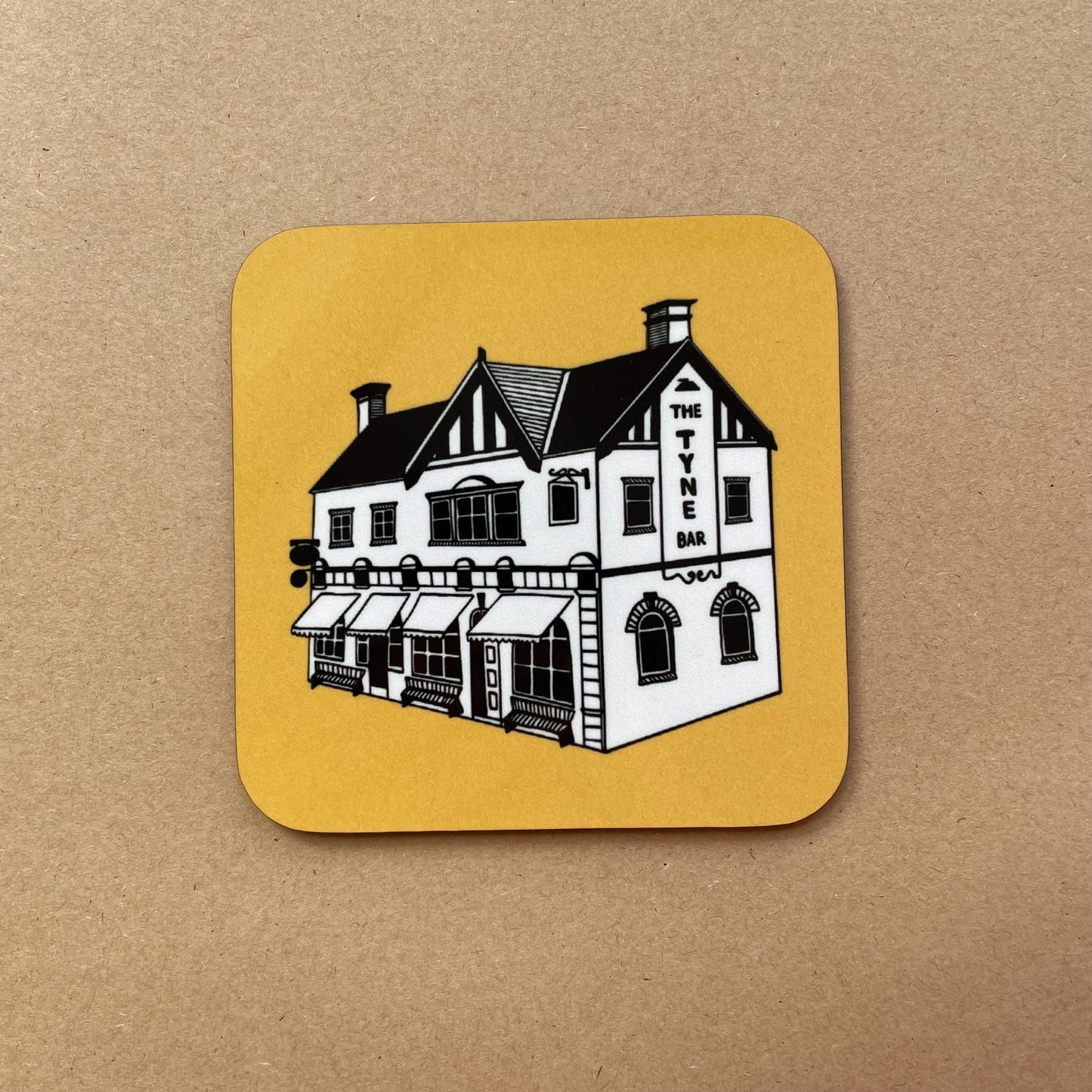 Set of 4 Ouseburn, Newcastle Upon Tyne Landmarks Coasters