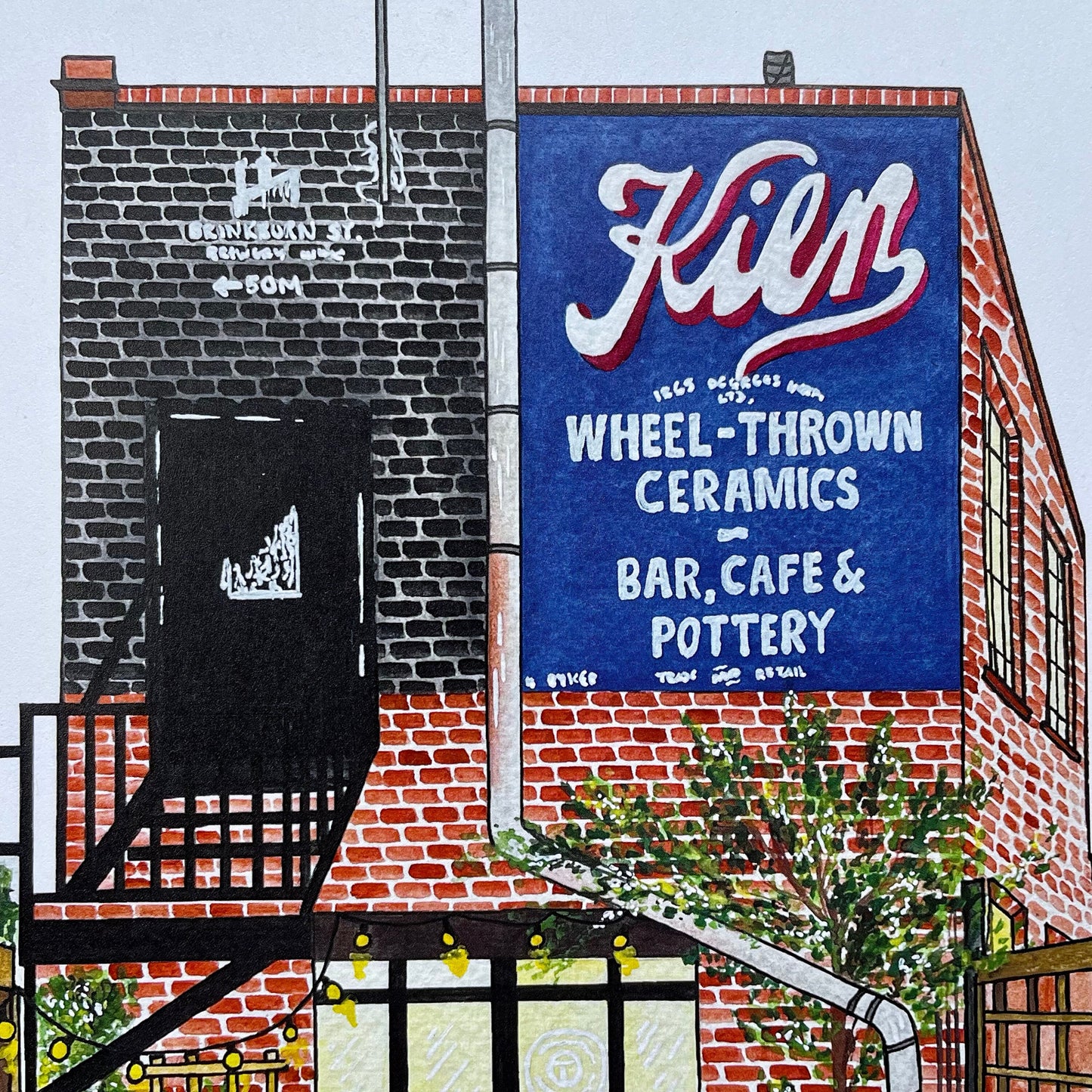 Kiln, Ouseburn, Newcastle Upon Tyne Art Print