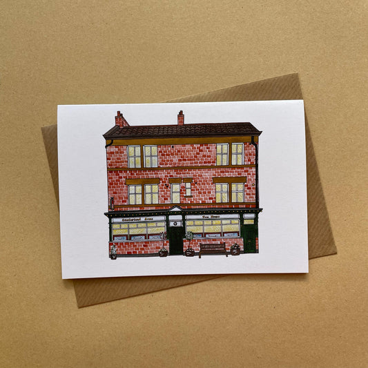 The Cumberland Arms, Ouseburn, Newcastle Upon Tyne Greetings Card