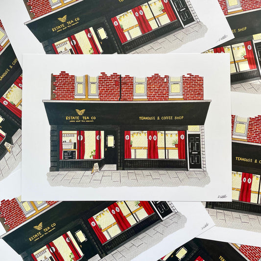 Estate Tea, Heaton, Newcastle Upon Tyne Art Print
