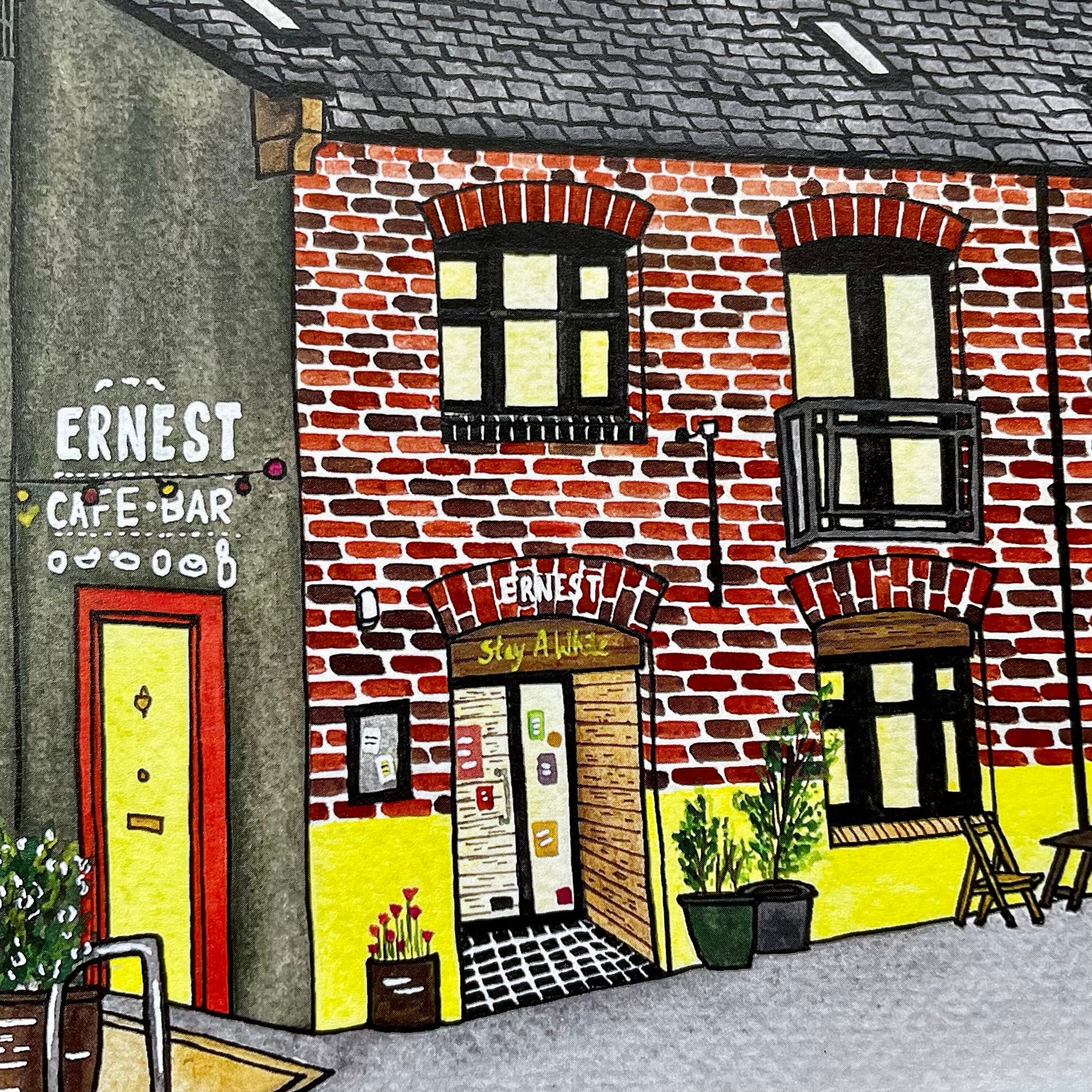 Ernest, Ouseburn, Newcastle Upon Tyne Art Print