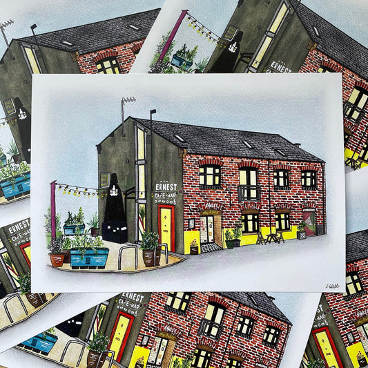 Ernest, Ouseburn, Newcastle Upon Tyne Art Print