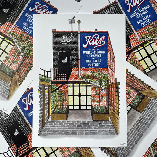 Kiln, Ouseburn, Newcastle Upon Tyne Art Print