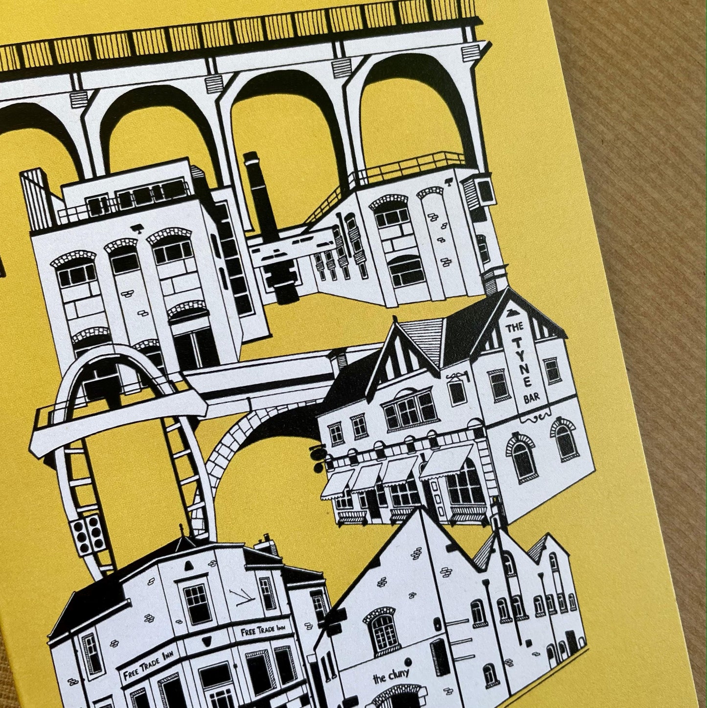 Ouseburn, Newcastle Upon Tyne Greetings Card