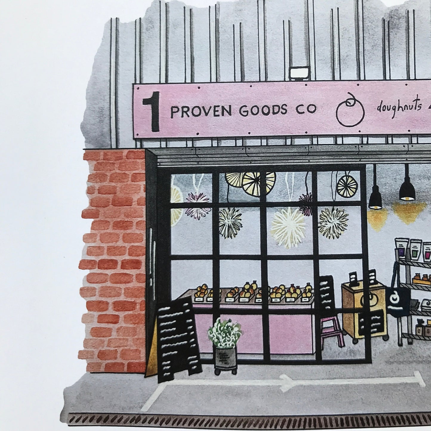 Proven Goods, Newcastle Upon Tyne Art Print