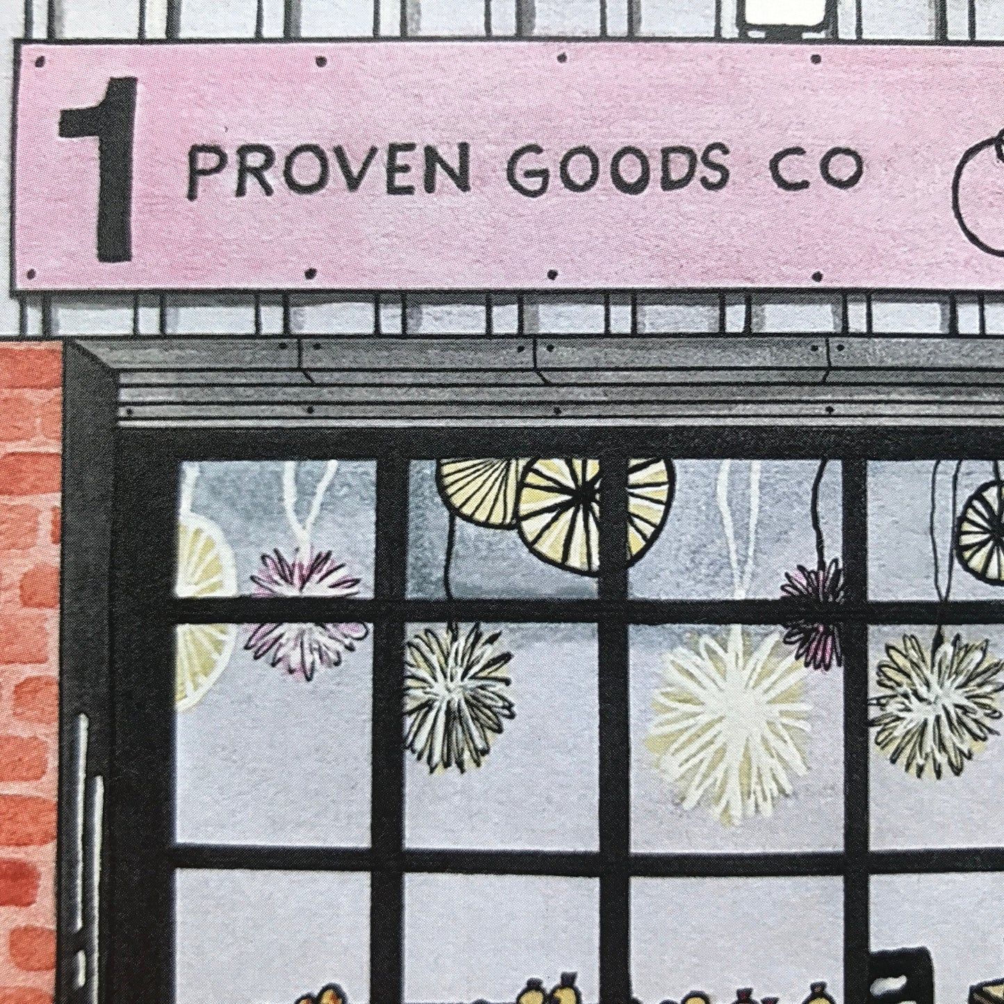 Proven Goods, Newcastle Upon Tyne Art Print