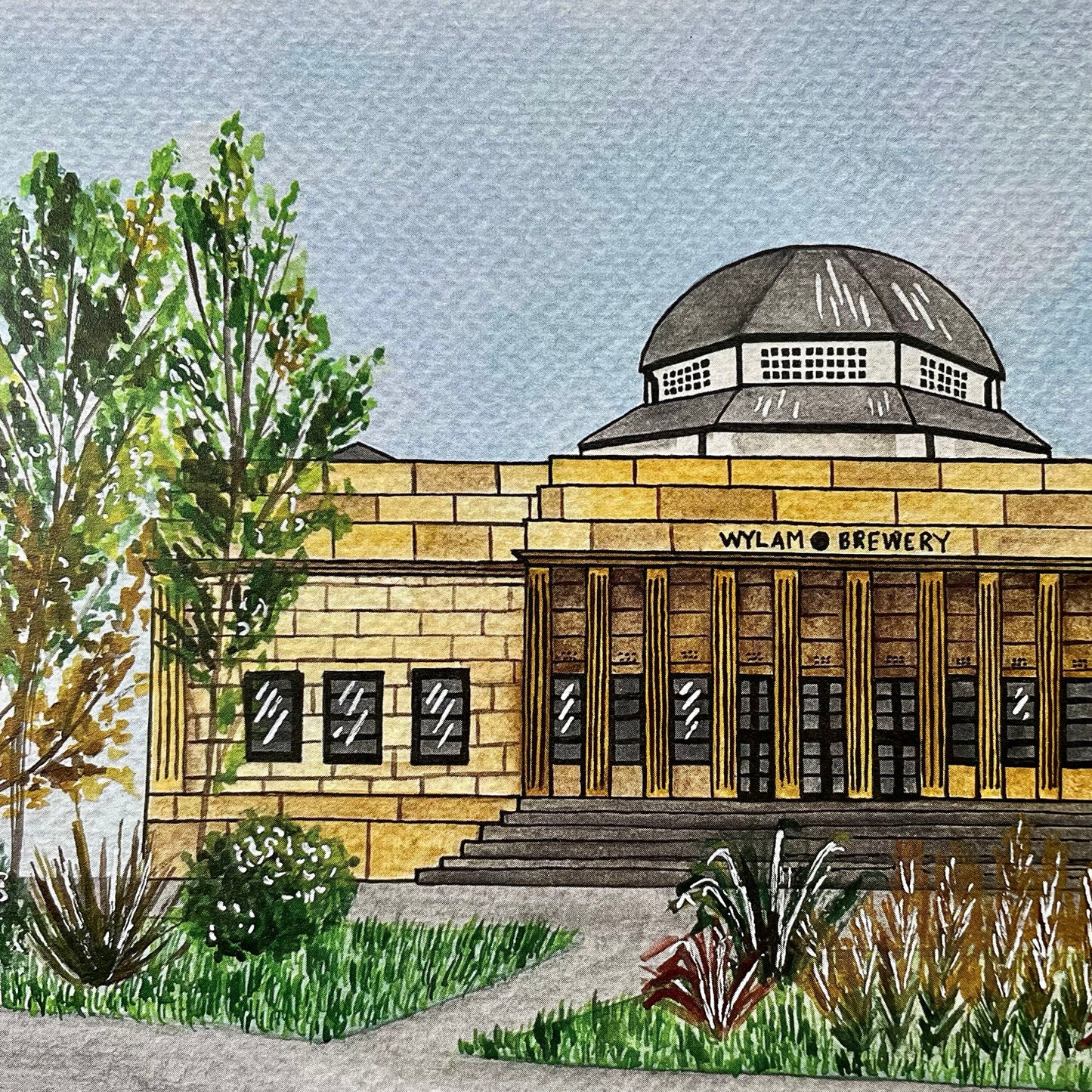 Wylam Brewery, Newcastle Upon Tyne Art Print