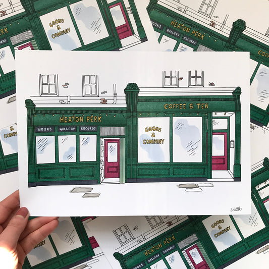 Heaton Perk, Newcastle Upon Tyne Art Print