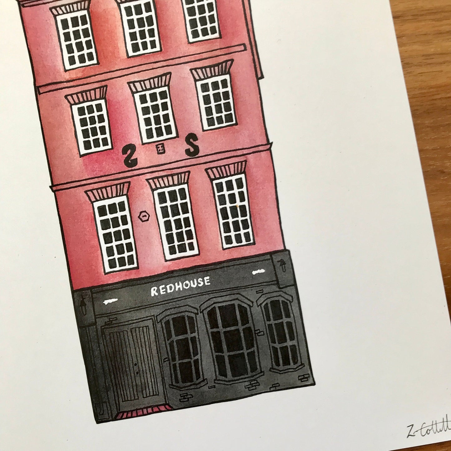 The Redhouse, Newcastle Upon Tyne Art Print