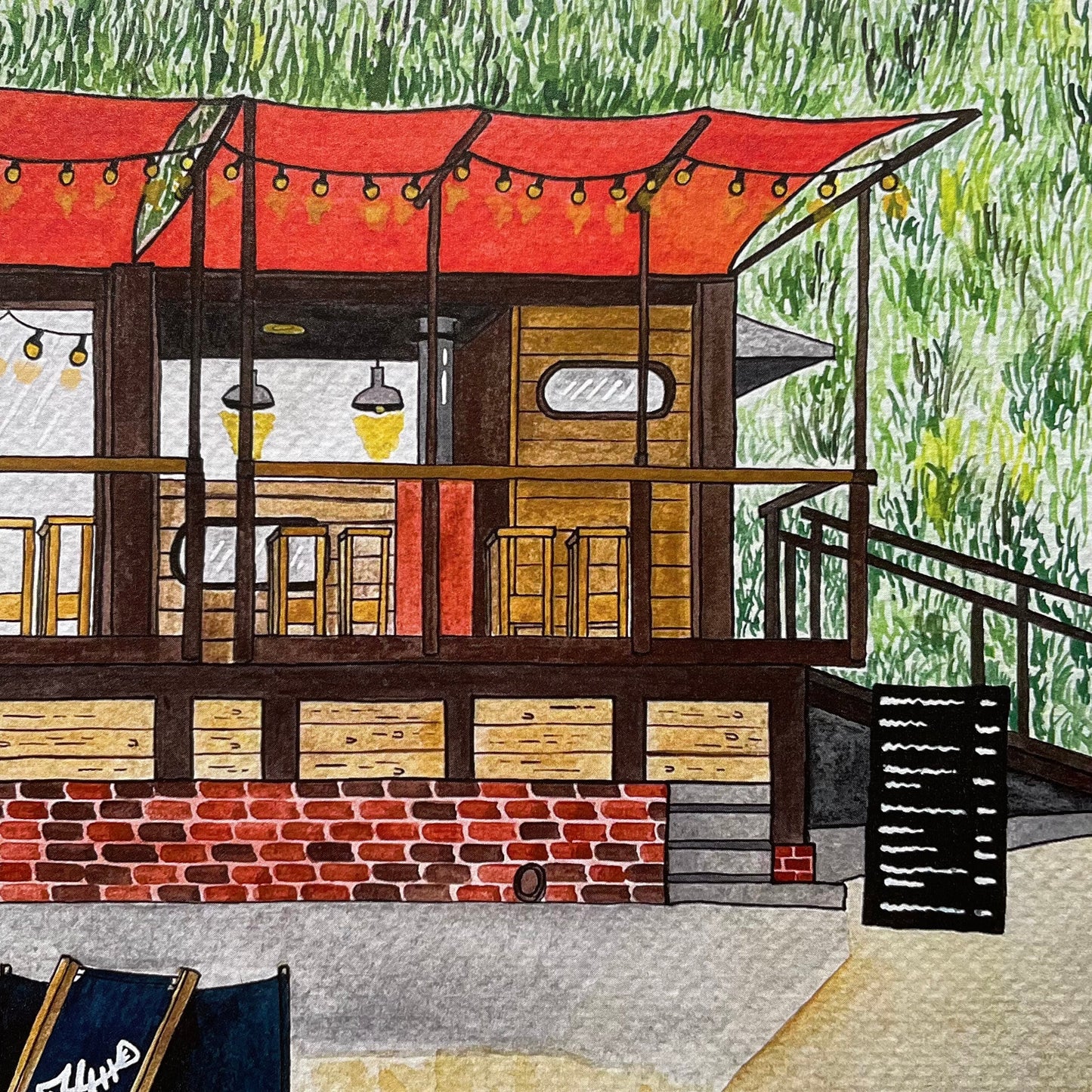 Riley's Fish Shack, Tynemouth, Newcastle Upon Tyne Art Print
