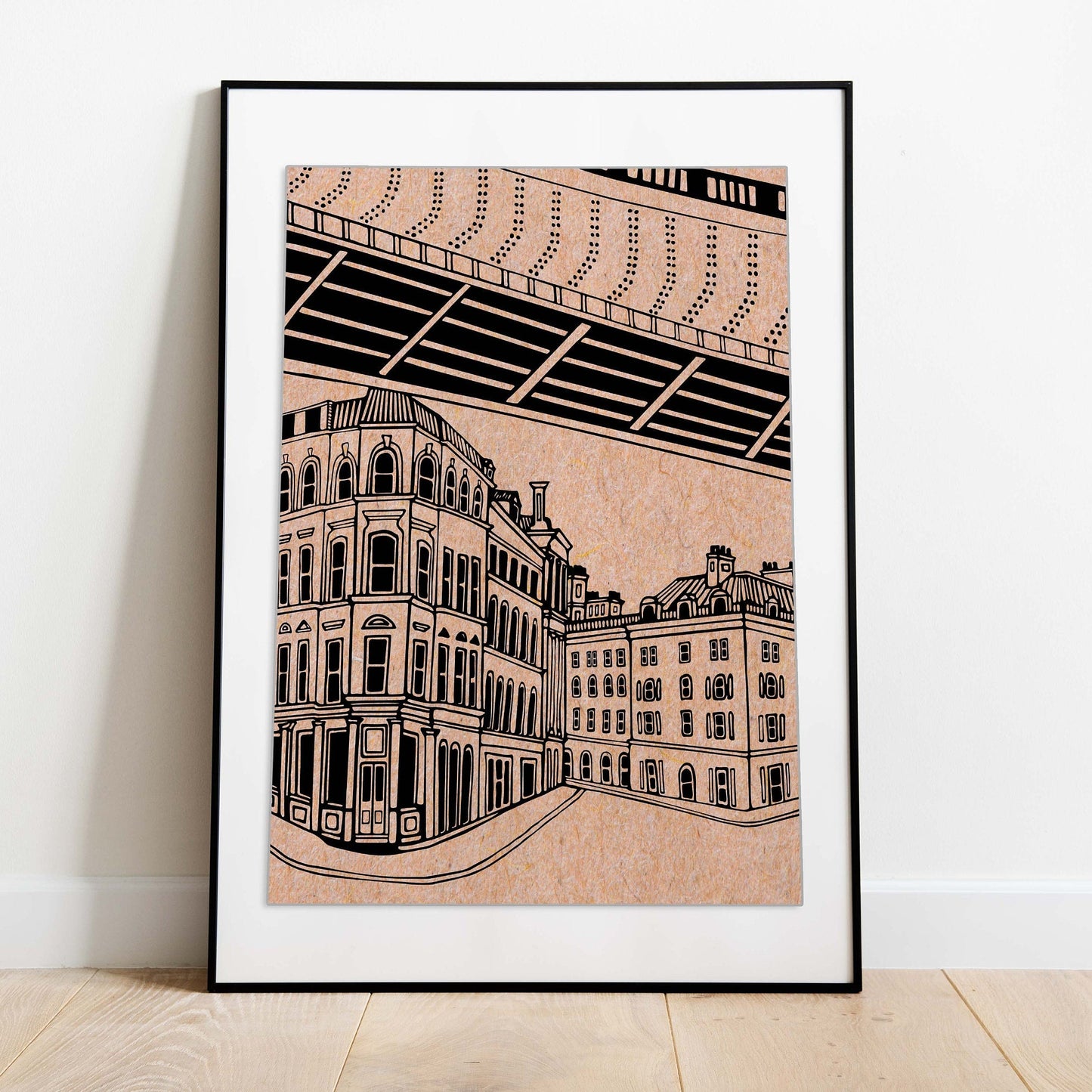 Queen Street, Newcastle Upon Tyne Quayside Art Print
