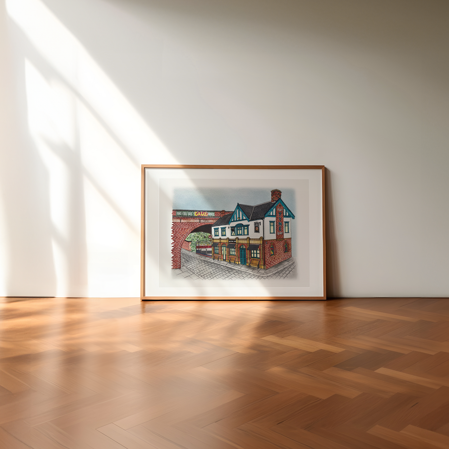 The Tyne Bar, Ouseburn, Newcastle Upon Tyne Art Print
