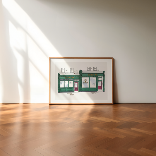 Heaton Perk, Newcastle Upon Tyne Art Print