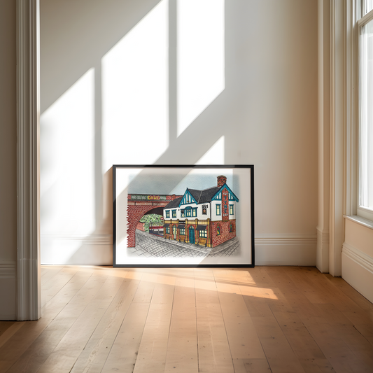 The Tyne Bar, Ouseburn, Newcastle Upon Tyne Art Print