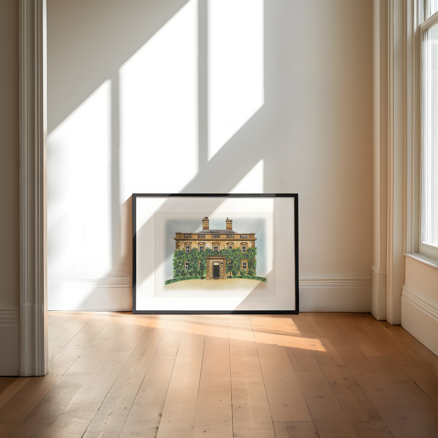 Eshott Hall, Northumberland, Wedding Venue Art Print