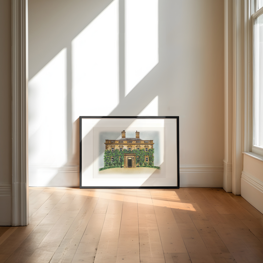 Eshott Hall, Northumberland, Wedding Venue Art Print