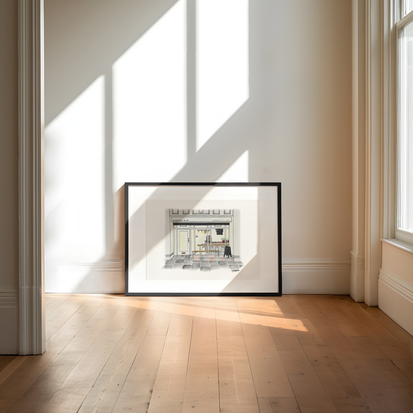 Laneway & Co Coffee, Newcastle Upon Tyne Art Print