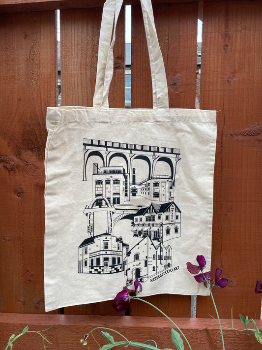 Ouseburn Pubs Newcastle Upon Tyne Cotton Tote Bag