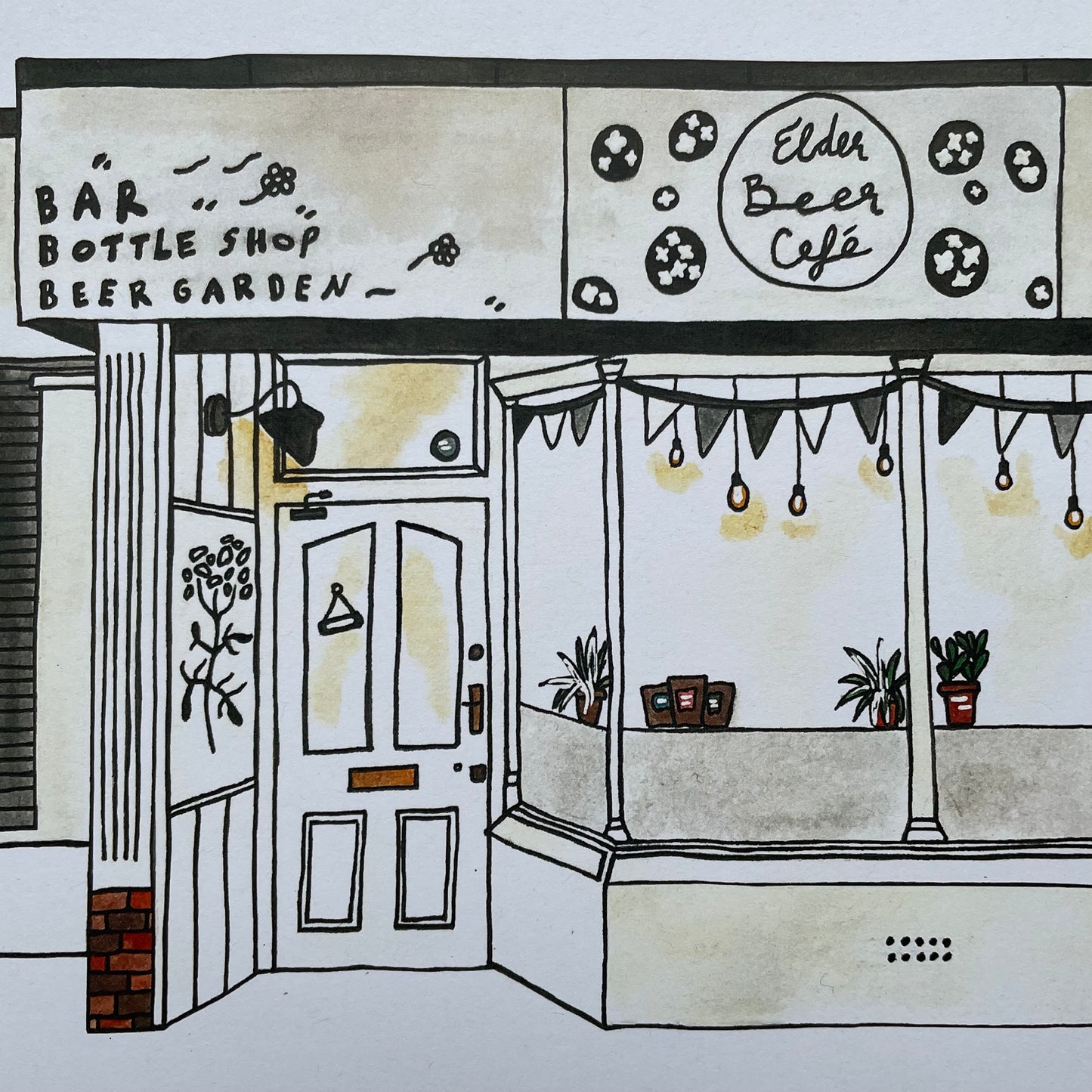 Elder Beer Cafe, Heaton, Newcastle Upon Tyne Art Print