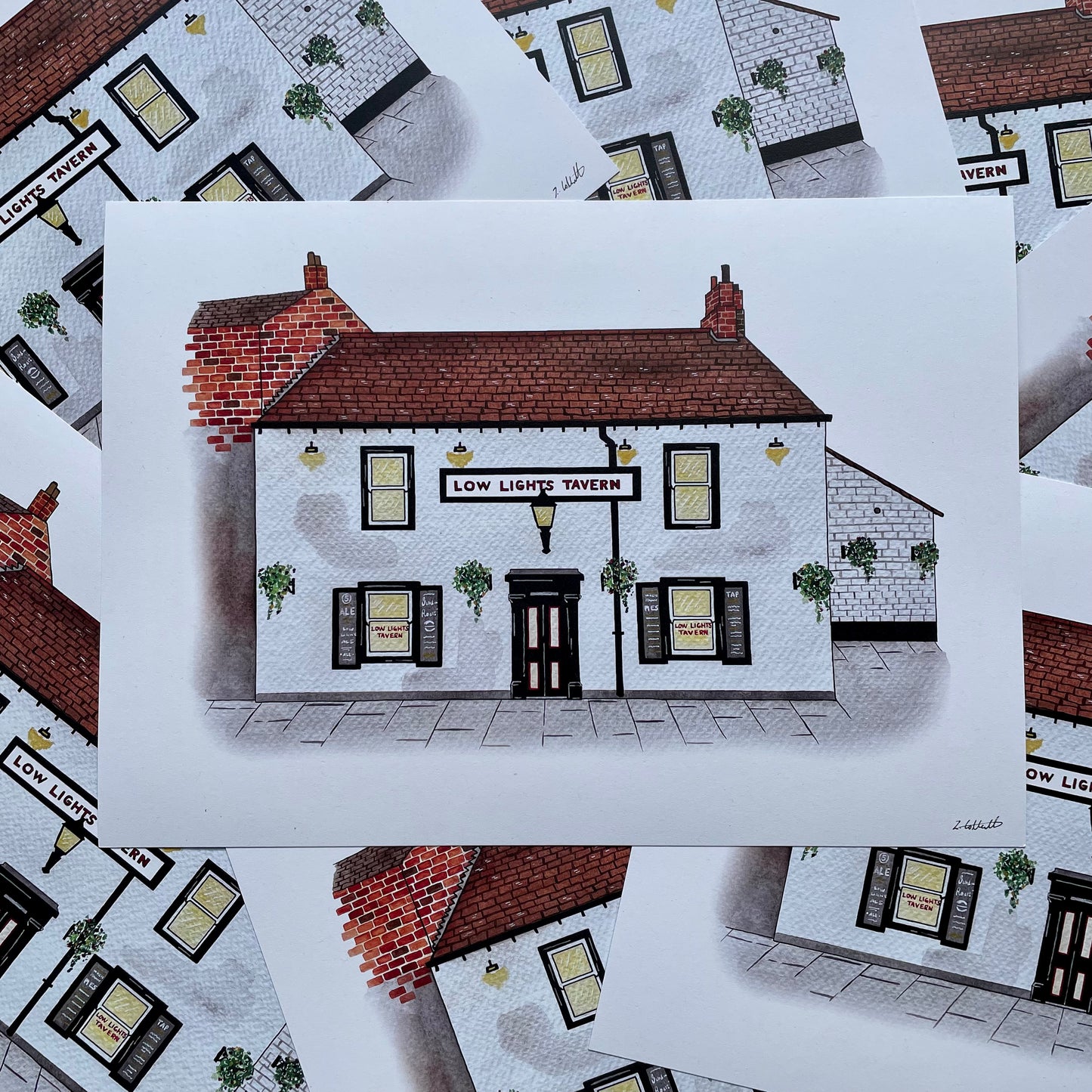 Low Lights Tavern, North Shields, Newcastle Upon Tyne Art Print