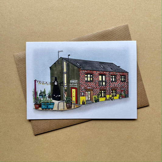 Ernest, Ouseburn, Newcastle Upon Tyne Greetings Card