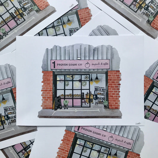 Proven Goods, Newcastle Upon Tyne Art Print
