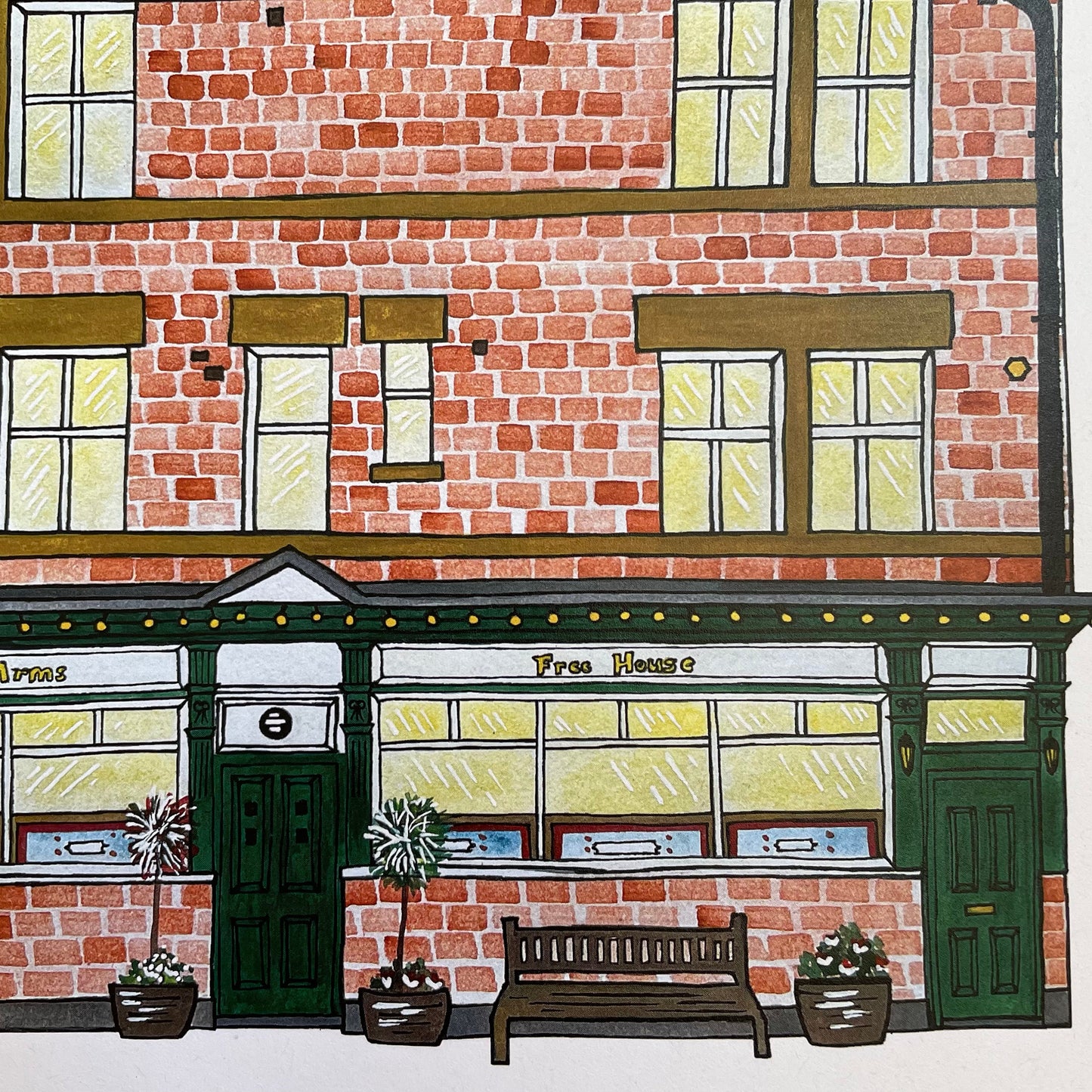The Cumberland Arms, Ouseburn, Newcastle Upon Tyne Art Print
