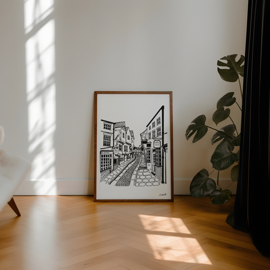 The Shambles, York England Art Print
