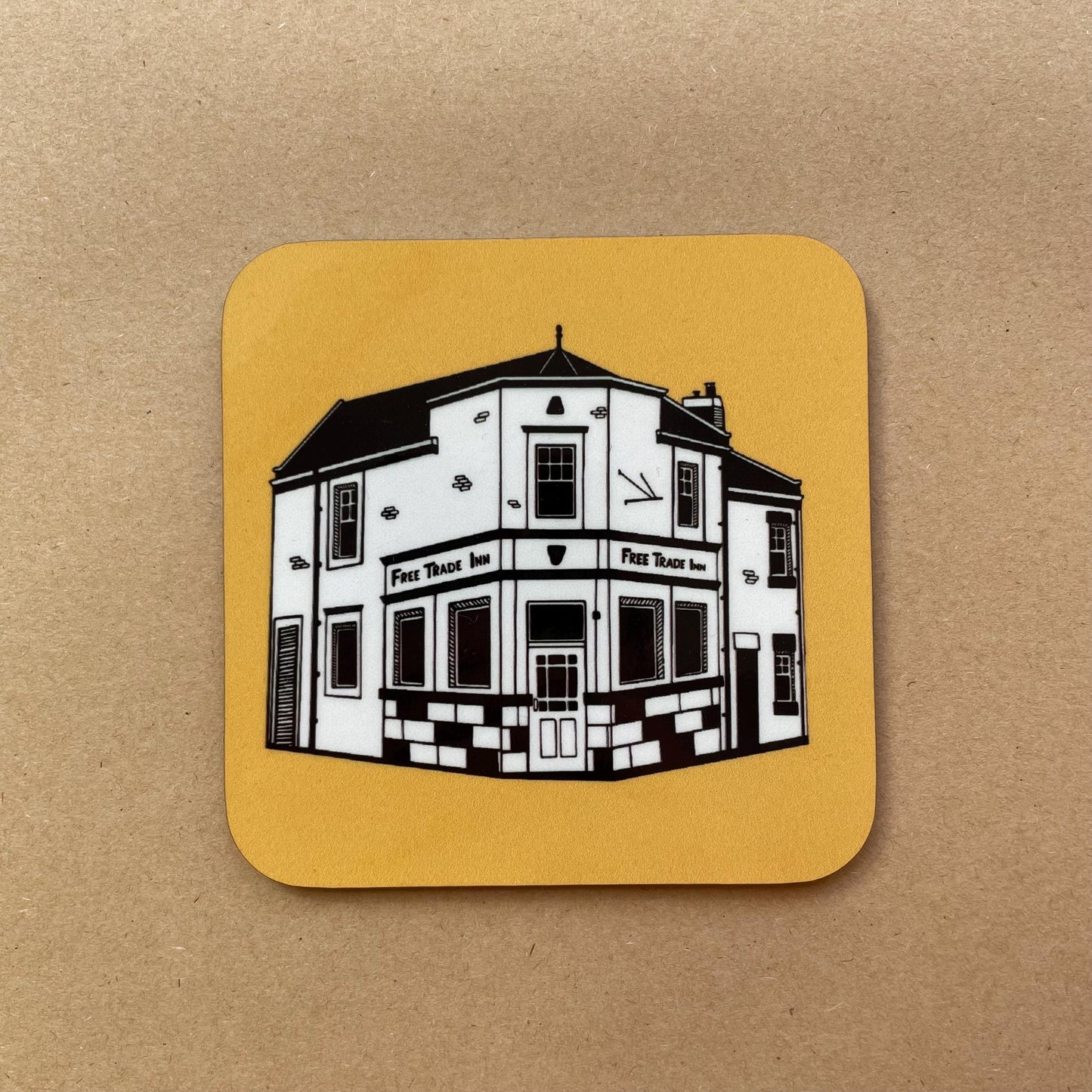 Set of 4 Ouseburn, Newcastle Upon Tyne Landmarks Coasters